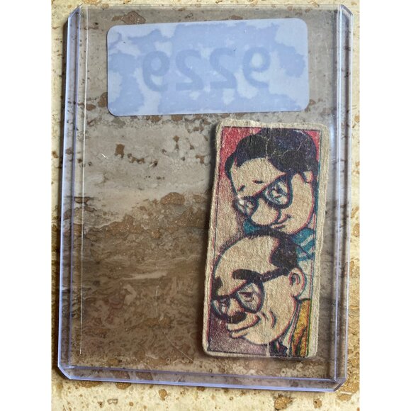 Vintage Japanese Game Card With Cartoon Characters - Picture 3 of 4